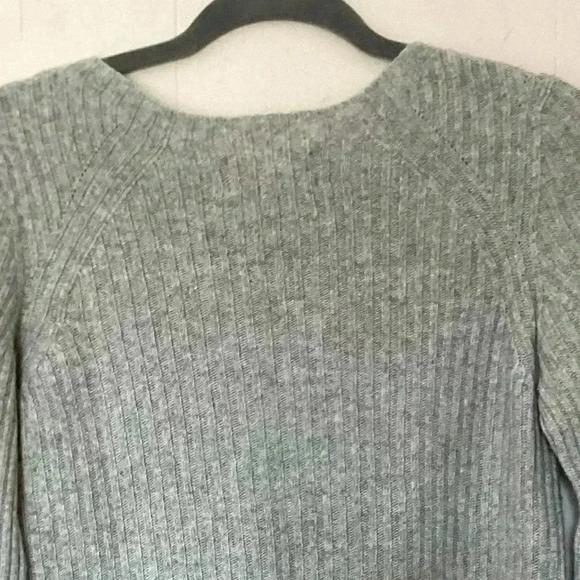 Banana Republic With Fine Italian Yarn By Filpucci Sweater Gray Merino Wool  M - Picture 5 of 8